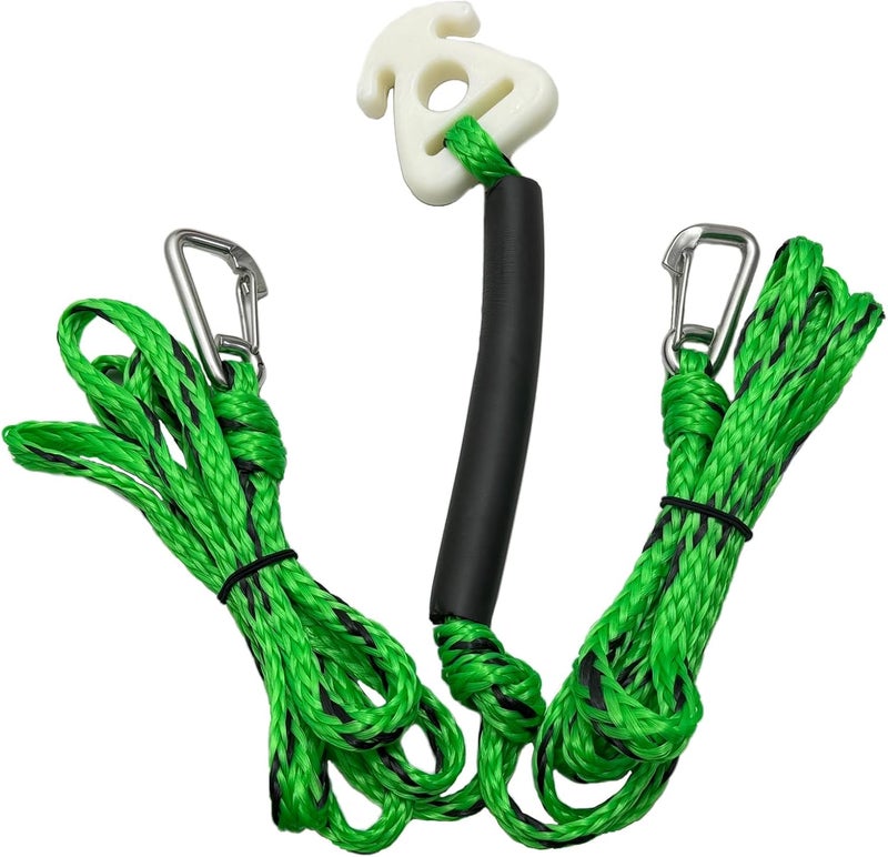 NIUTRIP Heavy Duty Boat Tow Harness for Tubing, Fits 4 Riders, Quick-Connect Clip for Easy Attachment, Durable Tow Rope for tubing - Image 1